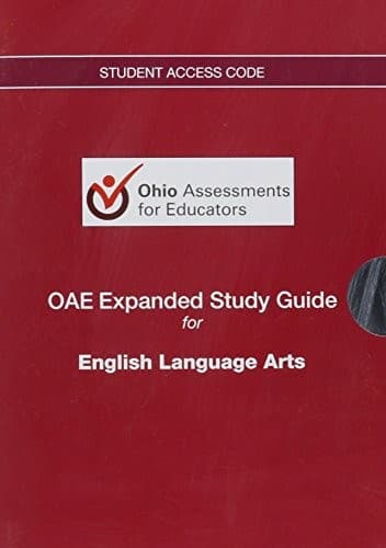 Tapa de OAE Expanded Study Guide -- Access Code Card -- for English Language Arts