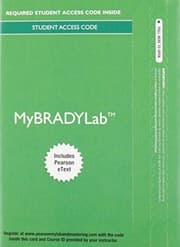 Tapa de MyBradylab with Pearson eText -- Access Card -- for Emergency Care