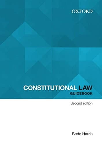 Tapa de Constitutional law guidebook
