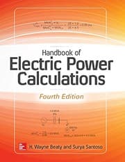 Tapa de Handbook of Electric Power Calculations, Fourth Edition