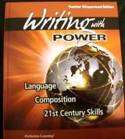 Tapa de Writing with Power Language Composition 21st Century Skills Grade 8 Teacher's Edition