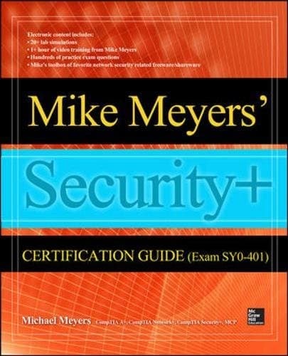Tapa de Mike Meyers' CompTIA Security+ Certification Guide