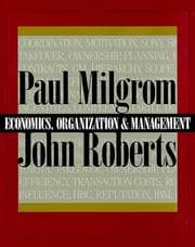 Tapa de Economics, organization, and management