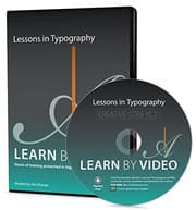 Tapa de Lessons in Typography Learn by Video