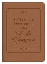 Tapa de 3-Minute Devotions with Charles Spurgeon