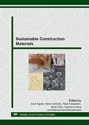 Tapa de Sustainable Construction Materials