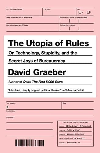 Tapa de The Utopia of Rules
