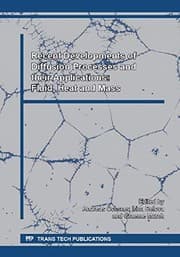 Tapa de Recent Developments of Diffusion Processes and their Applications