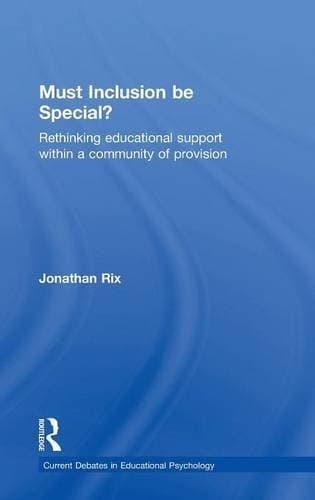 Tapa de Must Inclusion be Special?