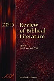 Tapa de Review of Biblical Literature, 2015