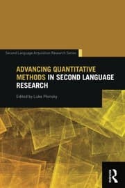 Tapa de Advancing Quantitative Methods in Second Language Research