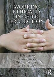 Tapa de Working Ethically in Child Protection