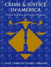 Tapa de Crime & justice in America