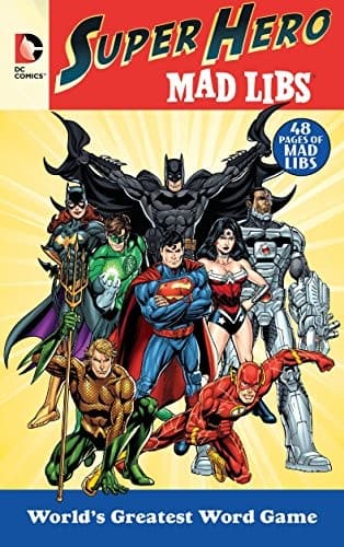 Tapa de DC Comics Super Hero Mad Libs