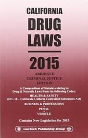 Tapa de California Drug Laws