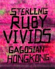 Tapa de Sterling Ruby