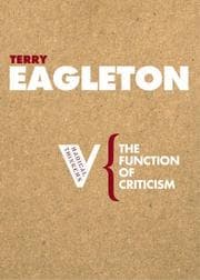 Tapa de The Function of Criticism (Radical Thinkers) (Radical Thinkers)