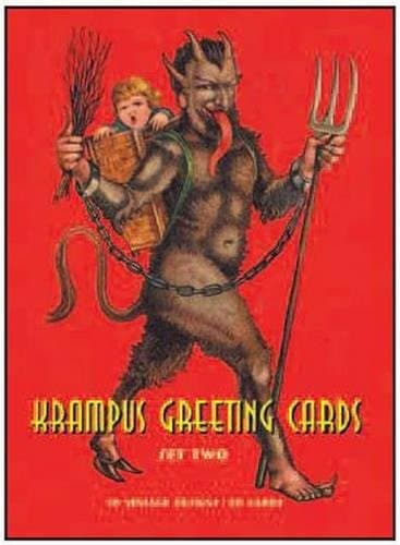 Tapa de Krampus Greeting Cards Set Two