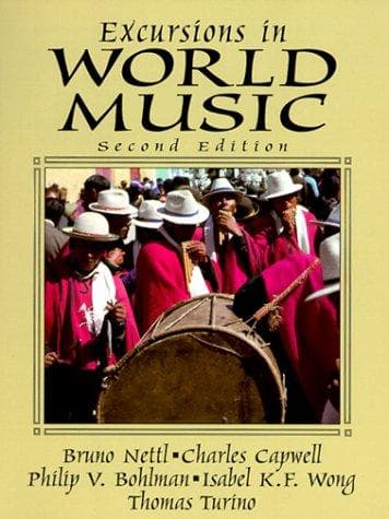 Tapa de Excursions in world music