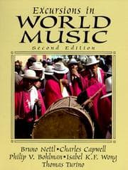 Tapa de Excursions in world music