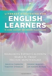 Tapa de Literacy Strategies for English Learners in Core Content Secondary Classrooms