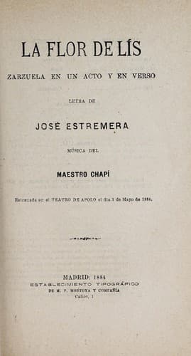 Tapa de La flor de lís