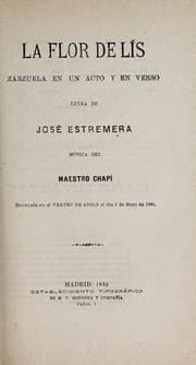Tapa de La flor de lís