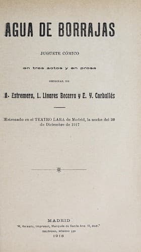 Tapa de Agua de borrajas
