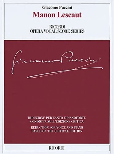 Tapa de Manon Lescaut