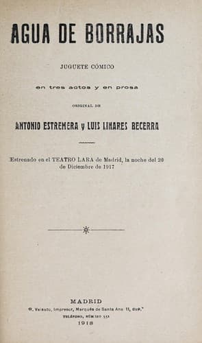 Tapa de Agua de borrajas