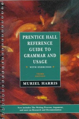 Tapa de Prentice Hall reference guide to grammar and usage