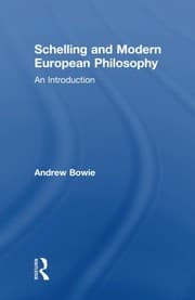 Tapa de Schelling and Modern European Philosophy