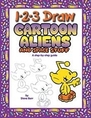 Tapa de 1-2-3 Draw Cartoon Aliens and Space Stuff