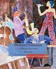 Tapa de Western Civilization, A Brief History, Volume II