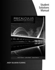 Tapa de Student Solutions Manual for Stewart/Redlin/Watson's Precalculus