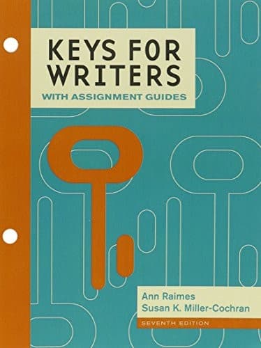 Tapa de Keys for Writers with Assignment Guides