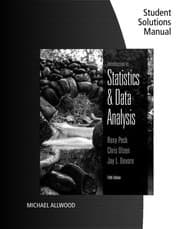 Tapa de Student Solutions Manual for Peck/Olsen/Devore's An Introduction to Statistics and Data Analysis, 5th
