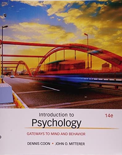 Tapa de Introduction to Psychology