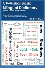 Tapa de C#-Visual Basic Bilingual Dictionary
