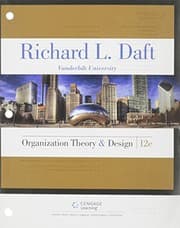 Tapa de Organization Theory and Design
