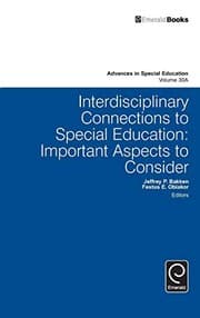 Tapa de Interdisciplinary Connections to Special Education