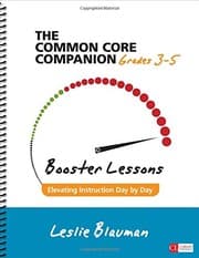 Tapa de The Common Core Companion : Booster Lessons, Grades 3-5