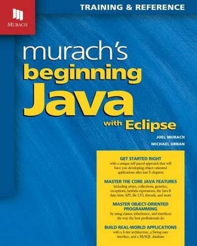 Tapa de Murach's Beginning Java with Eclipse