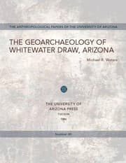 Tapa de The geoarchaeology of Whitewater Draw, Arizona