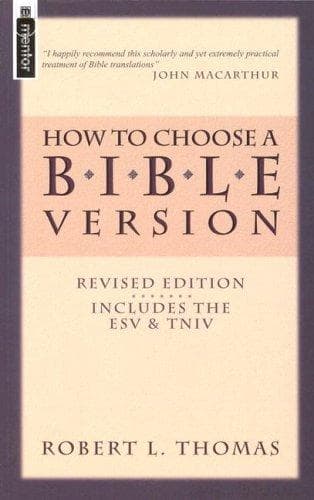 Tapa de How to Choose a Bible Version