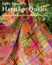 Tapa de Kaffe Fassett's heritage quilts