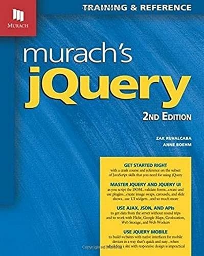 Tapa de Murach's jQuery, 2nd Edition