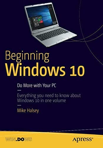 Tapa de Beginning Windows 10
