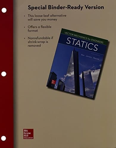 Tapa de Package : Loose Leaf for Vector Mechanics for Engineers