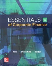 Tapa de Essentials of Corporate Finance with Connect